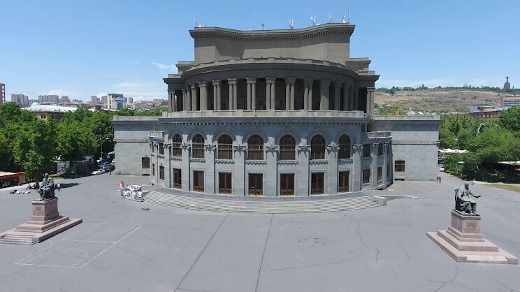 Yerevan state Opera and Ballet Theatre designed by Alexander Tamanian 